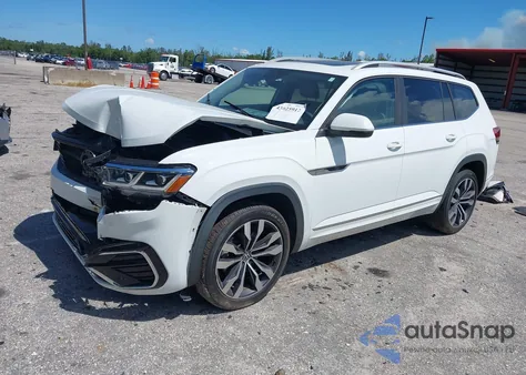 2021 Volkswagen Atlas 3.6L V6 Sel R-Line z USA, uszkodzony, nr VIN 1V2CR2CA8MC566736